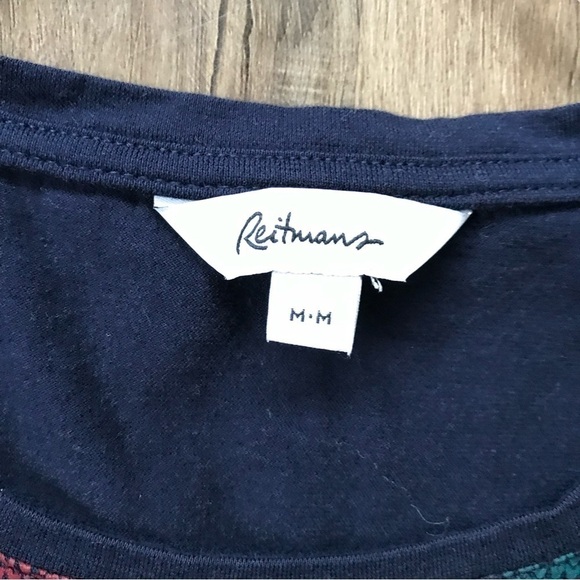 Womens long sleeve holiday pattern tshirt candy canes size medium - Picture 4 of 5